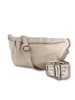 Toscanto Leder Gürteltasche Toscanto Tasche beige ca. 37cm
