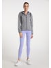 myMO ATHLSR Damen Funktionsjacke in Grau Melange Flieder
