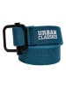 Urban Classics Urban Classics Unisex Industrial Canvas Belt Kids 2-Pack in black/green