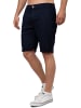 Cipo & Baxx Herren Regular Fit Shorts Logo-Detail in Navy