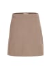 b. young BYMMIDDE SHORT SKIRT - LIGHT WOVEN A-shape in Walnut Melange