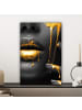 MuchoWow Leinwand bilder Gesicht gold schwarz (BxH)