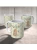 Mr. & Mrs. Panda Kaffeetasse Alpaka Fahne mit Spruch in Kaktus Grün