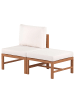 home24 Loungeset Bayton 2-teilig Kombi B in Beige / Braun