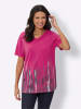 Sieh an! Longshirt in fuchsia
