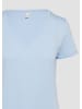 QS T-Shirt kurzarm in Blau