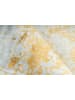 Kayoom Kurzflor Teppich Dolce in grau - gold - rechteckig