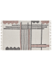 Beliani Kurzflor MURADIYE in Beige/Schwarz - (W) 160 x (L) 230 cm
