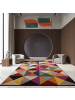 KADIMA DESIGN Designer-Teppich in lebhaften Farben und geometrischem Muster