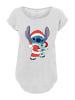 F4NT4STIC T-Shirt Disney Lilo & Stitch Weihnachten in weiß