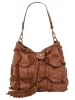 Samantha Look Handtasche echt Leder in cognac