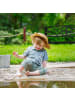 relaxdays Gartenbank in Schwarz - (B)127 x (H)86 x (T)60 cm