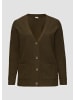 QS Strickjacke in 78W0_tannengrün