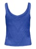 JACQUELINE de YONG Strukturiertes Strickoberteil Ärmelloses Tank Top Shirt JDYSUN in Blau-2