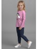 Kidsworld Langarmshirt in altrosa/geringelt