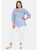 sheego Bluse in mittelblau