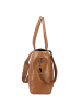 Plevier Rock Copal Schultertasche Leder 44 cm Laptopfach in cognac