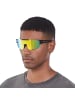 YEAZ SUNSPARK Sport-Sonnenbrille Black/Golden Green in gelb