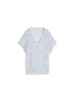 Tom Tailor T-Shirt in white small leaves design