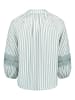 Zero  Schlupfbluse mit Streifen in Cream/Blue