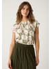 More & More Shirtbluse, Materialmix in soft flower print