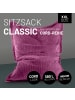 Lumaland LUMALAND Sitzsack Classic XXL Cord 380 L - 140 x 180 cm - mit waschbarem Bezug