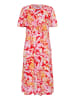 CULTURE Kleid CUaudrey Relaxed fit in Red/Pink Flower