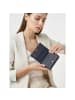 Lazarotti Bologna Leather Medium Zip-Around Geldbörse Leder 10 cm navy