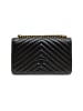 Pinko Schwarz Leder Love Ein Mini Schulter Tasche
