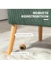 HOMCOM Sofa in Dunkelgrün 117L x 56,5B x 77H cm