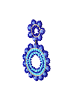 IZIA Women Earrings in Blue
