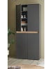 Furn.Design Schuhschrank grau matt, Eiche Wotan 85 x 195 cm, Flurschrank 4-türig