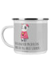 Mr. & Mrs. Panda Becher Brautjungfern Wunder mit Spruch in Heather Grey