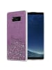 cadorabo Hülle für Samsung Galaxy S8 PLUS Glitter in Lila mit Glitter