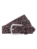 b.belt Gürtel Leder taupe-copper