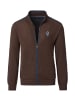 CASAMODA Sweatjacke in Braun