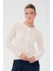 Kaffe Strickjacke KAdolly Regular fit in Chalk