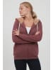 Oxmo Kapuzensweatjacke in rot