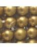relaxdays 100 x Weihnachtskugeln Set in Gold