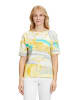 Betty Barclay Printshirt mit Ärmelaufschlag in Yellow/Grey
