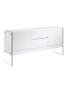 Angel Cerdá Anrichte 3063 in Glas / Weiß – (B)180 x (H)85 x (T)45 cm