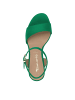 Tamaris Riemchensandaletten in Grün
