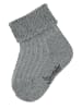 Sterntaler Baby-Socken uni in silber mel.