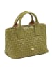 DuDu Ibiza Handtasche Leder 22 cm in olive