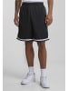 Urban Classics Urban Classics Herren Stripes Mesh Shorts in blkblkwht