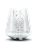 Mr. & Mrs. Panda Whiskeyglas Corgi Po mit Spruch in Transparent