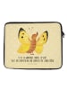 Mr. & Mrs. Panda Laptoptasche Schmetterling Zitronenfalter mit S... in Gelb Pastell