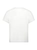 BETTY & CO Rundhals-Shirt kurzarm in Patch White/Beige
