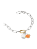 Thomas Sabo Smileyworld® Calm Charm-Anhänger Connect in silber, gelb