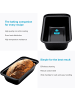 Intirilife Kastenform Brotform Kuchenform Carbonstahl 750 gr Brot 25.5x13x6cm in Schwarz